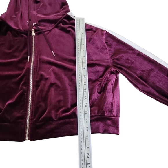 BLUENOTE Matching Purple Velvet Joggers And Hoodie Women Size L - Picture 7 of 16